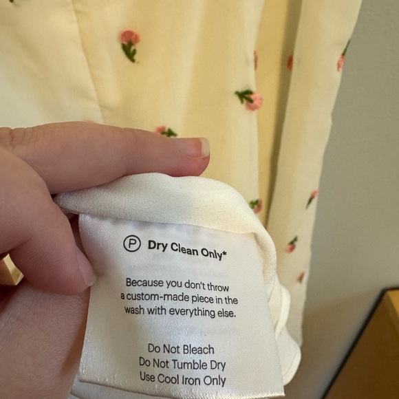 Fame and Partners White Floral Mini Dress - Picture 9 of 10